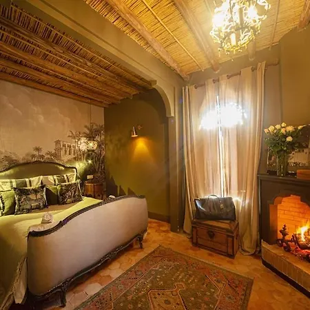 Aux Portes De Marrakech Villa Arts & Deco Avec Piscine 马拉喀什 外观 照片