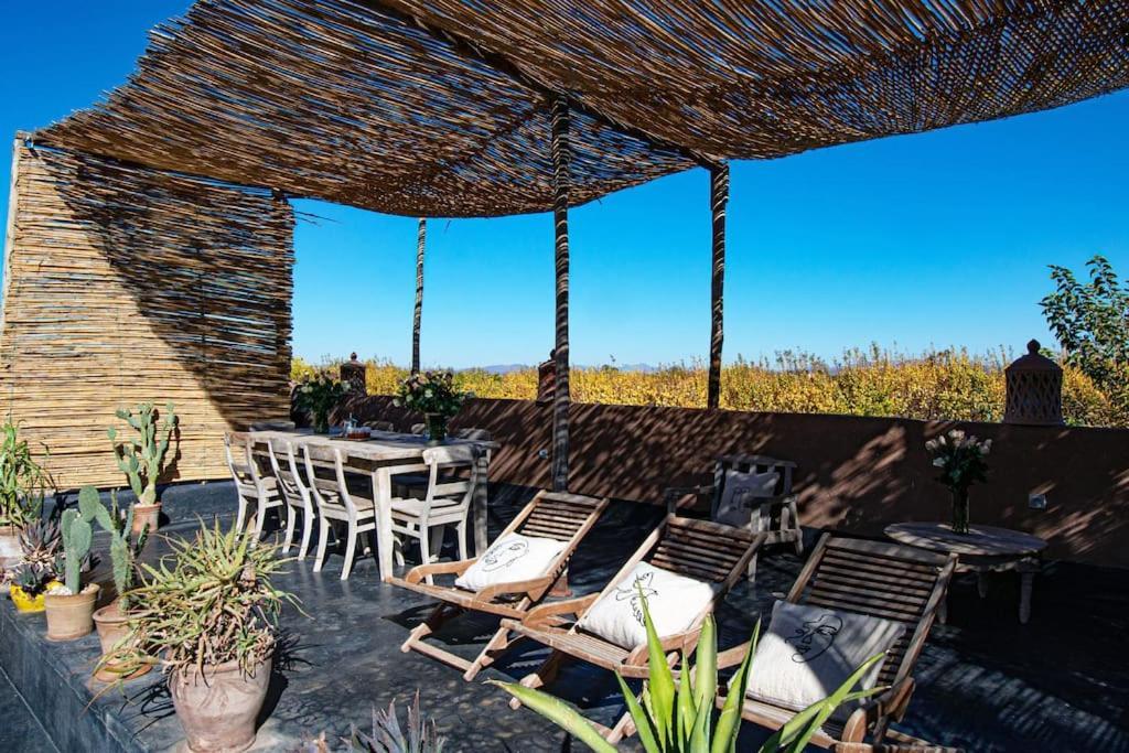 Aux Portes De Marrakech Arts & Deco Avec Piscine 别墅 马拉喀什